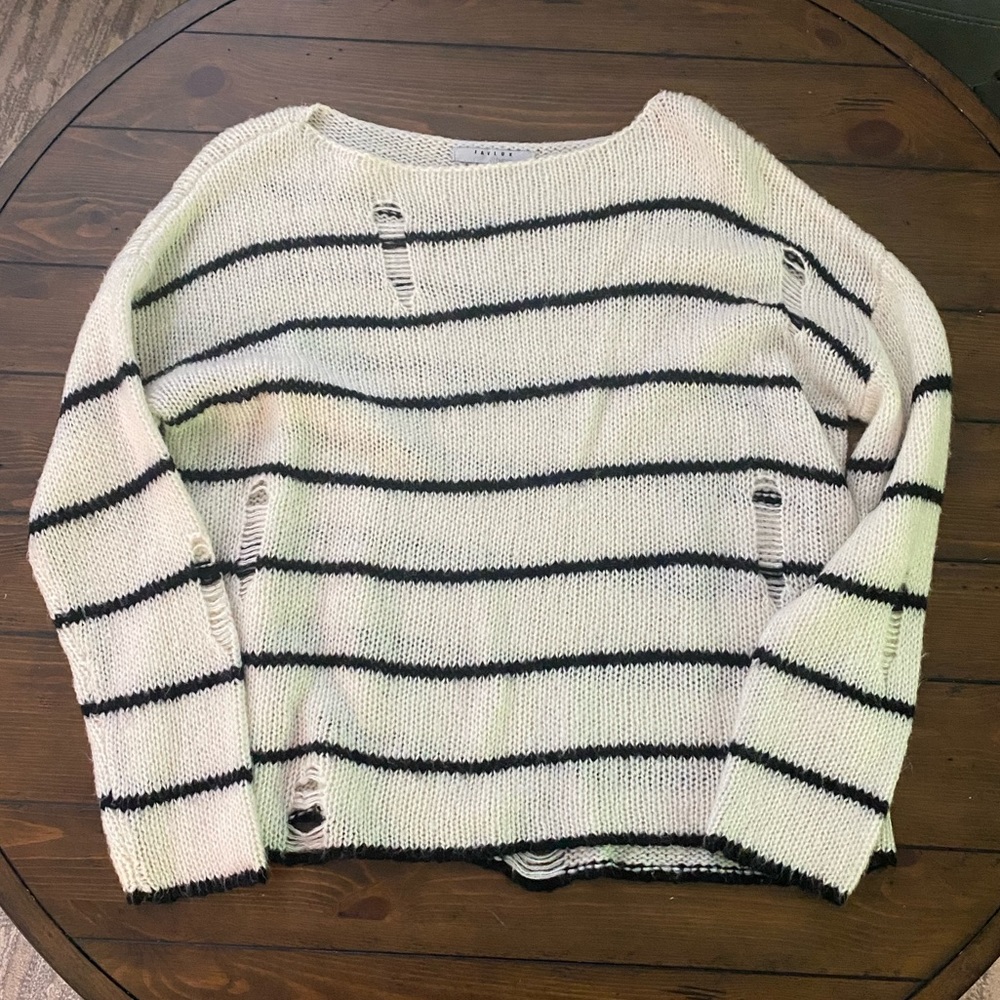 Womens striped sweater